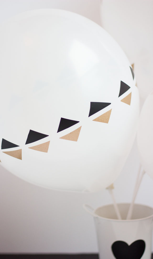 vinyl decorated balloons