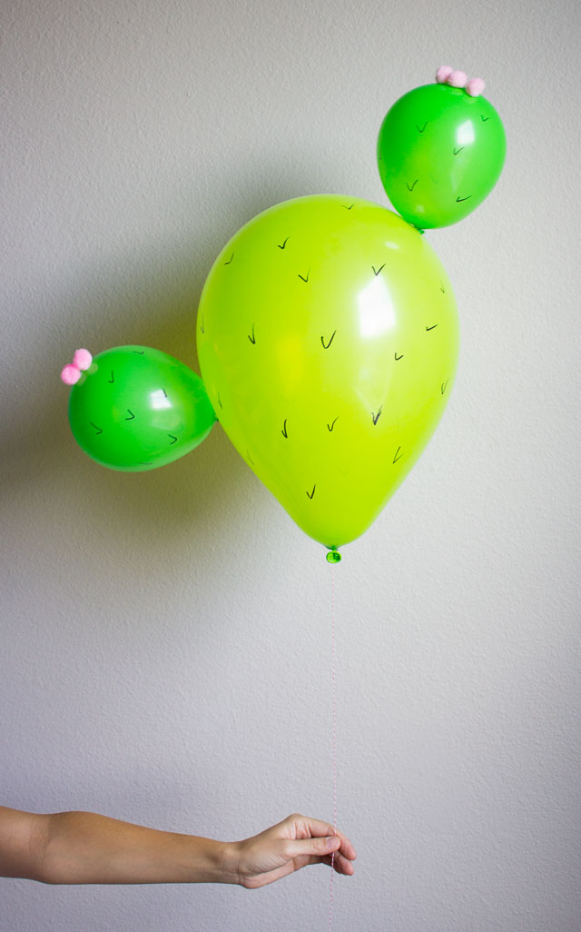 Cactus Balloons Design Improvised