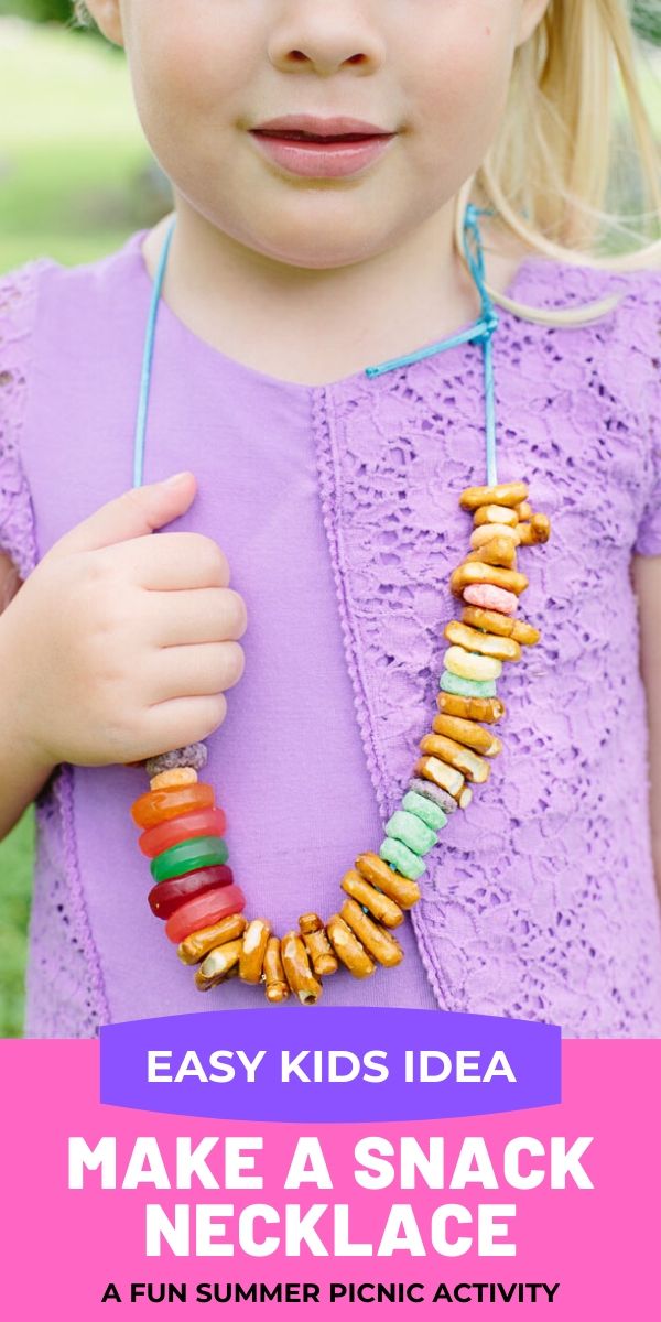 Cereal Snack Necklace Kids Activity Idea