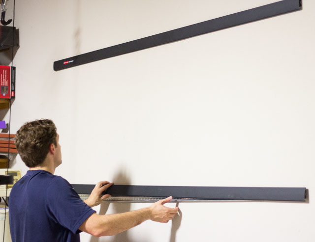 Garage Organization is a Snap with Rubbermaid FastTrack #Weave