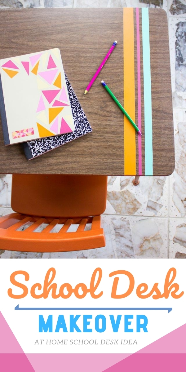 DIY School Desk Makeover