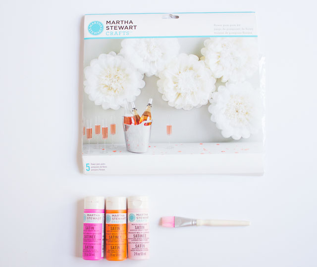 Martha Stewart Flower Pom Poms