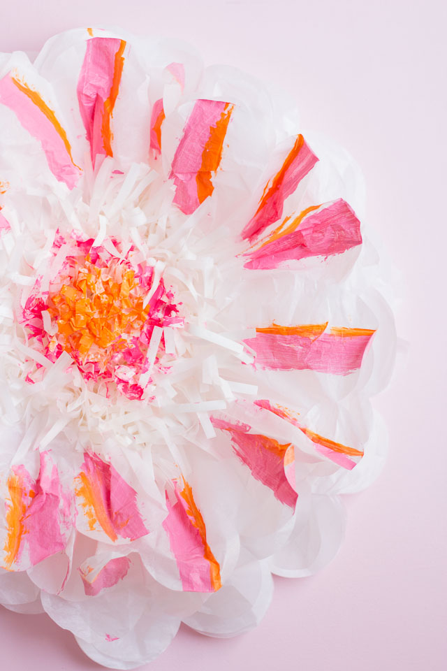 DIY Painted Flower Pom-Poms