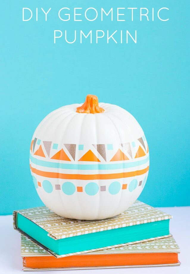 Modern geometric pumpkin