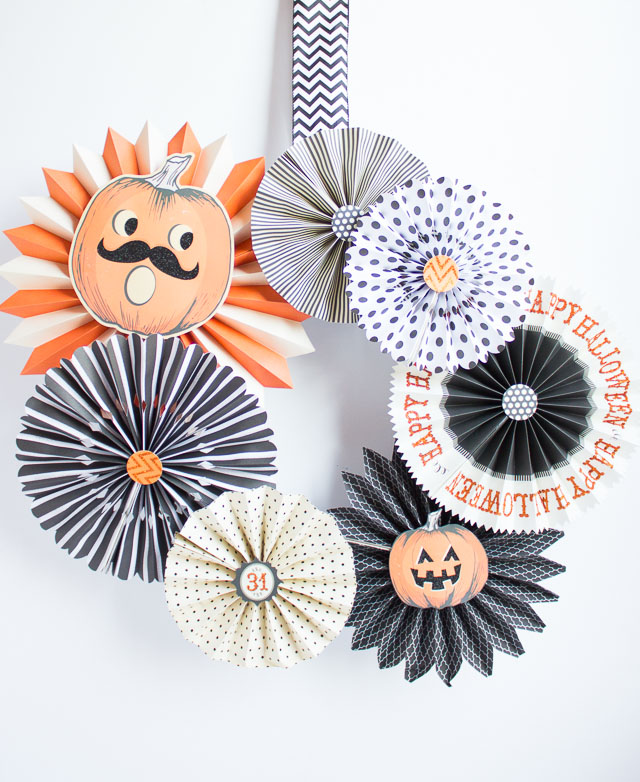 Easy Handmade Halloween Paper Fan Decorations - DIY & Crafts