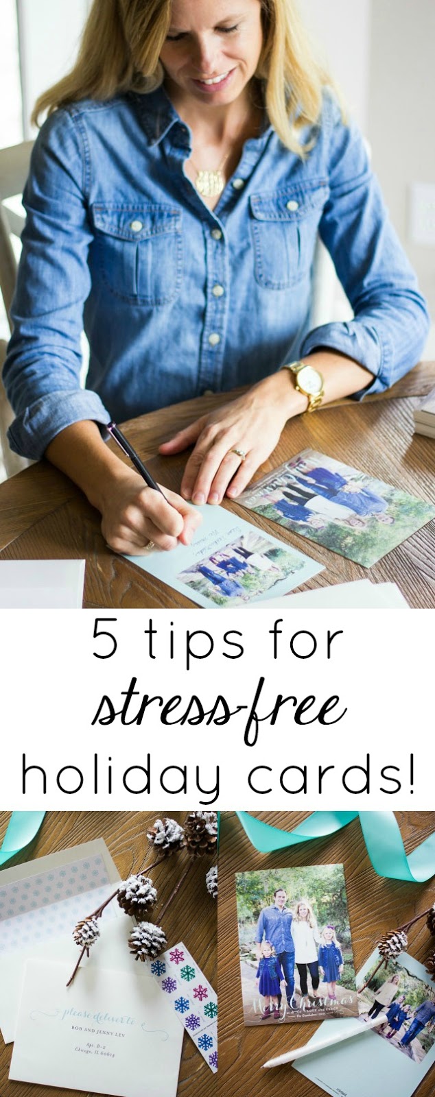 5 tips for stress-free holiday cards!