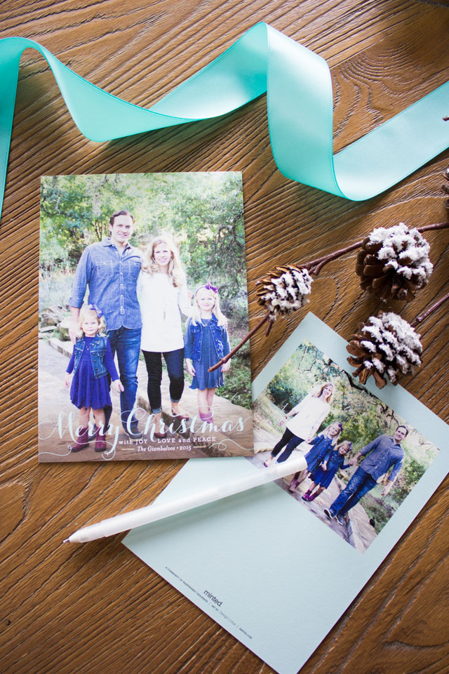 Spirit of Christmas holiday photo cards from Minted