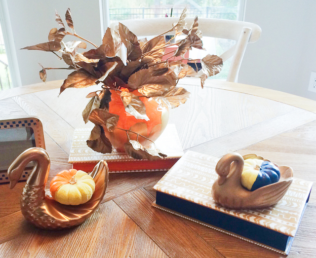 Thanksgiving table ideas using thrift store items!