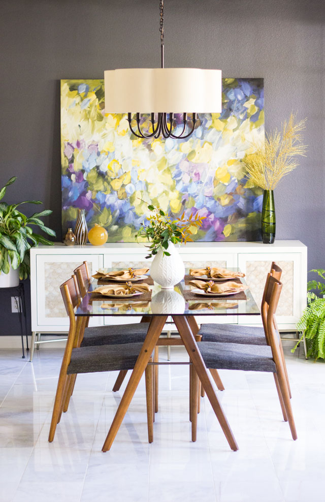 Modern Dining Room Makeover