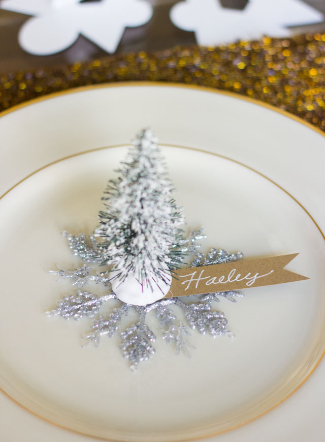 bottlebrush tree placecards