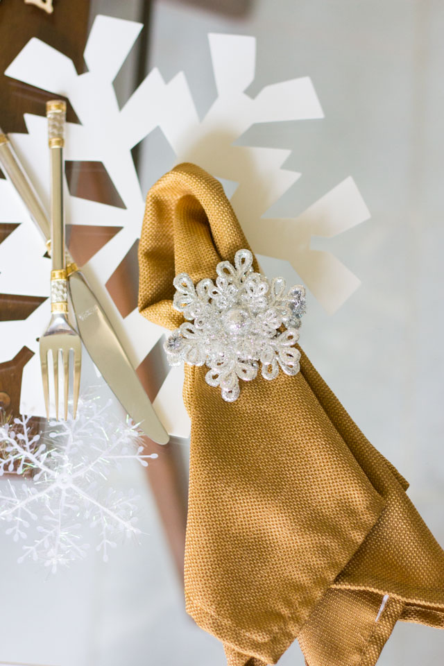 snowflake napkin ring