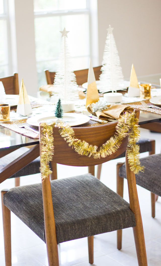 Winter wonderland Christmas table setting Winter wonderland Christmas table setting