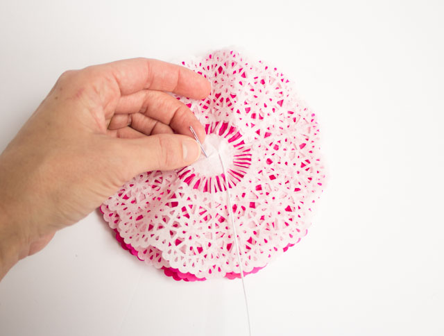 Martha Stewart doily punch