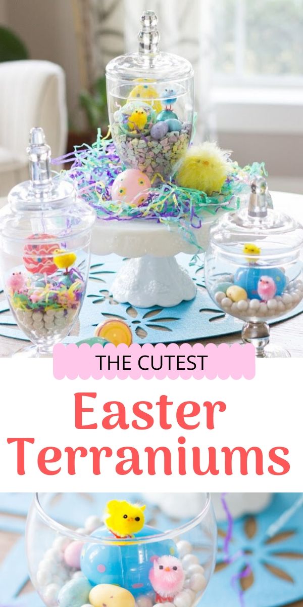 DIY Easter Terrariums