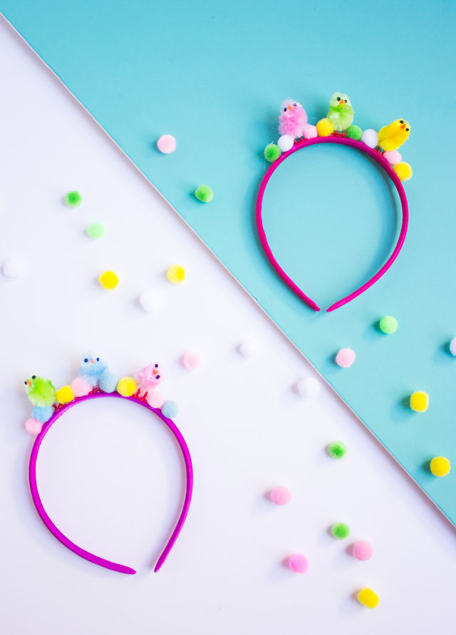 Make these DIY kids Easter headbands in under 5 minutes!