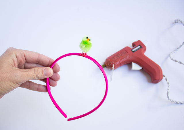 How to make baby chick and pom-pom headbands