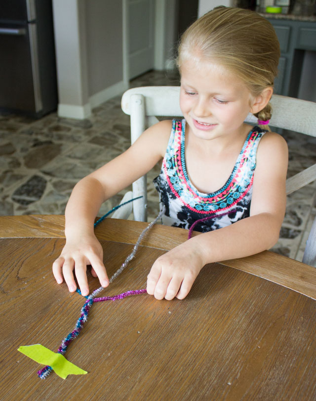 How to braid with pipe cleaners