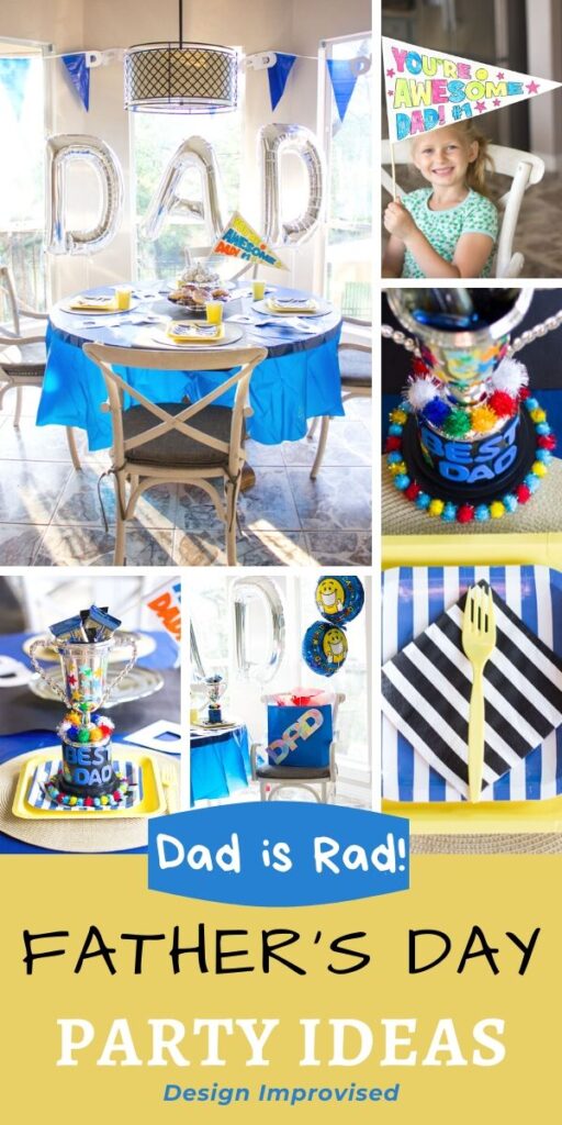 Dad is Rad! Father's Day Party Ideas - Design Improvised