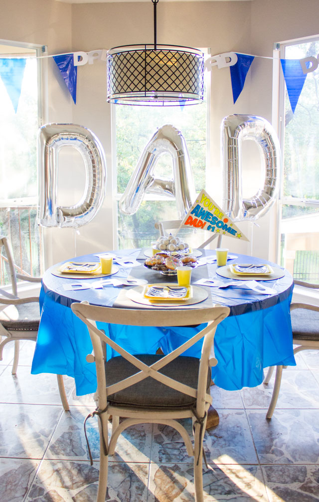 Celebrate dad with a surprise brunch party on Father's Day!