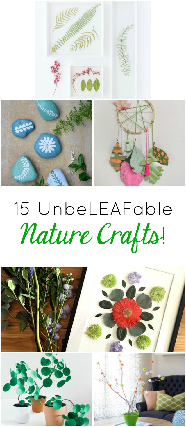 15 Nature Crafts to Try this Summer!