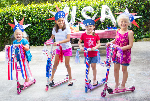 Have a 4th of July bike and scooter parade!