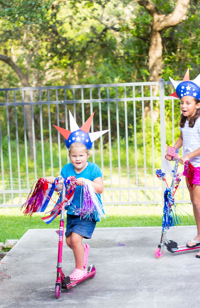 Have a bike and scooter parade this 4th of July!