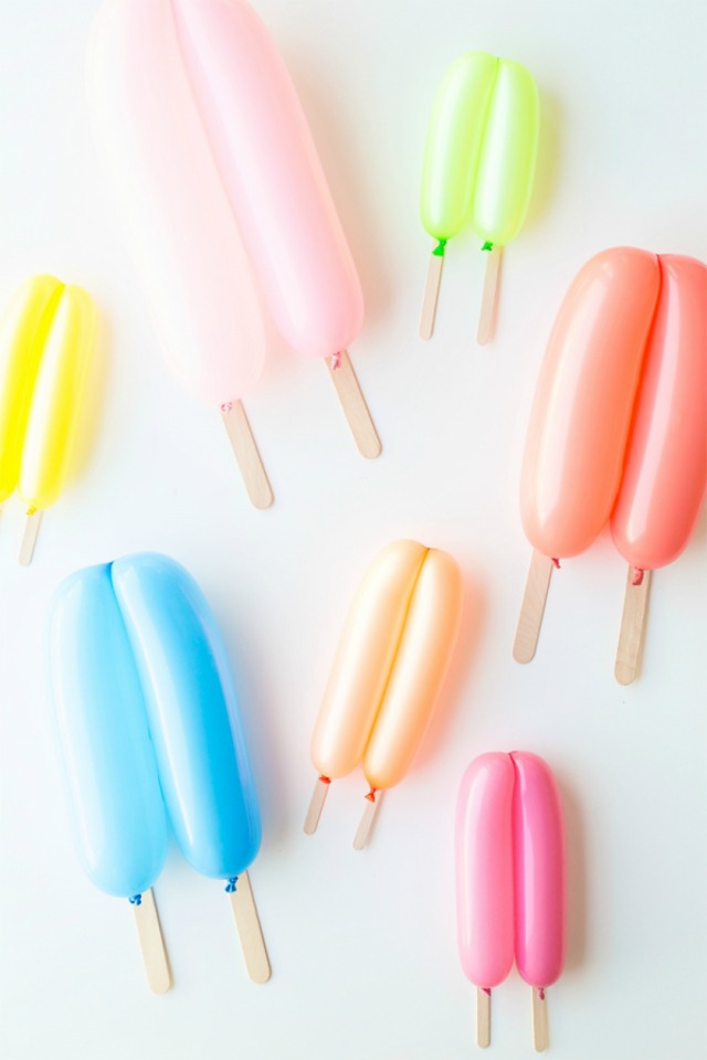 Popsicle balloons!