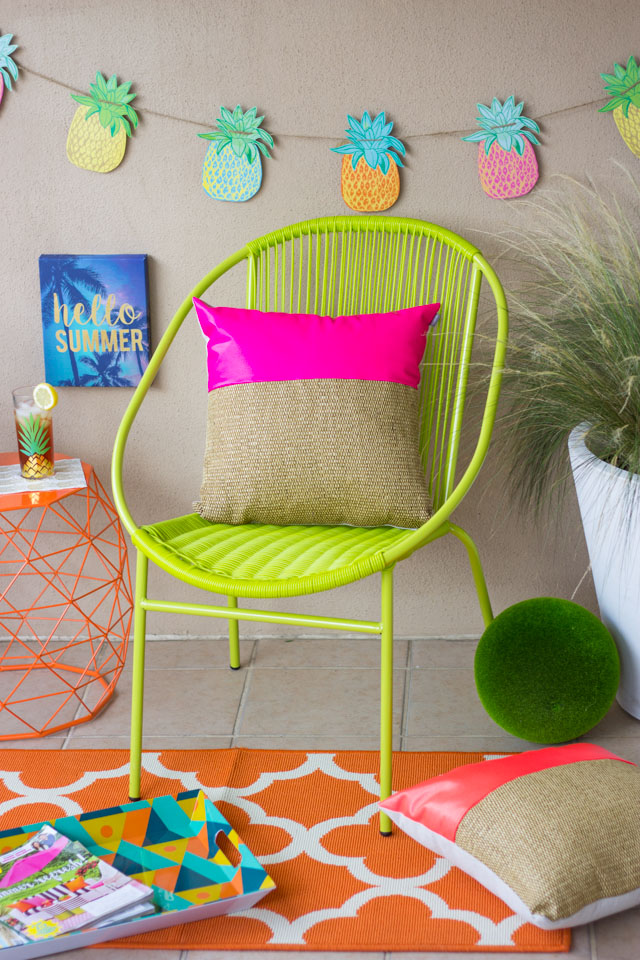 Summer patio decorating ideas #patiodecor #summerdecor