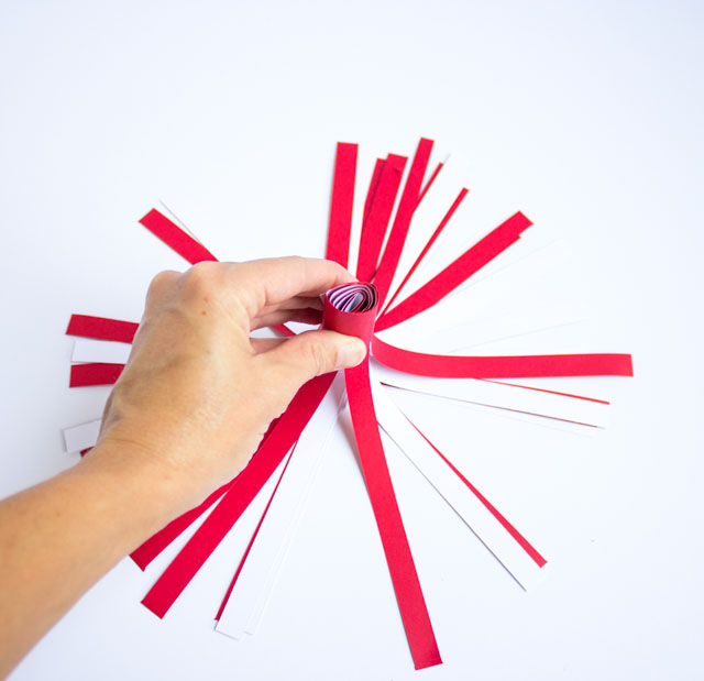 How to make paper fireworks