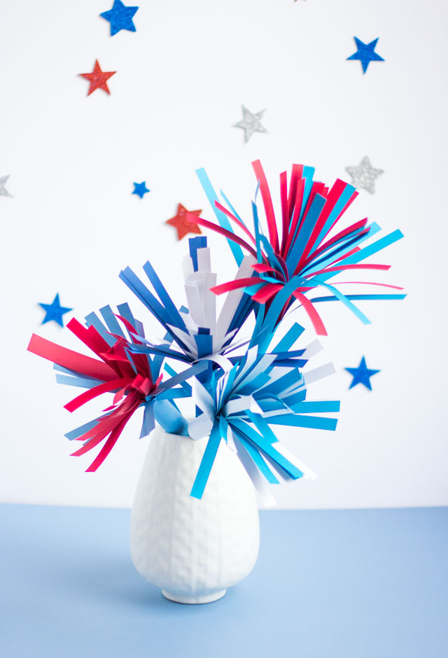 Diy Paper Fireworks Centerpiece Design Improvised