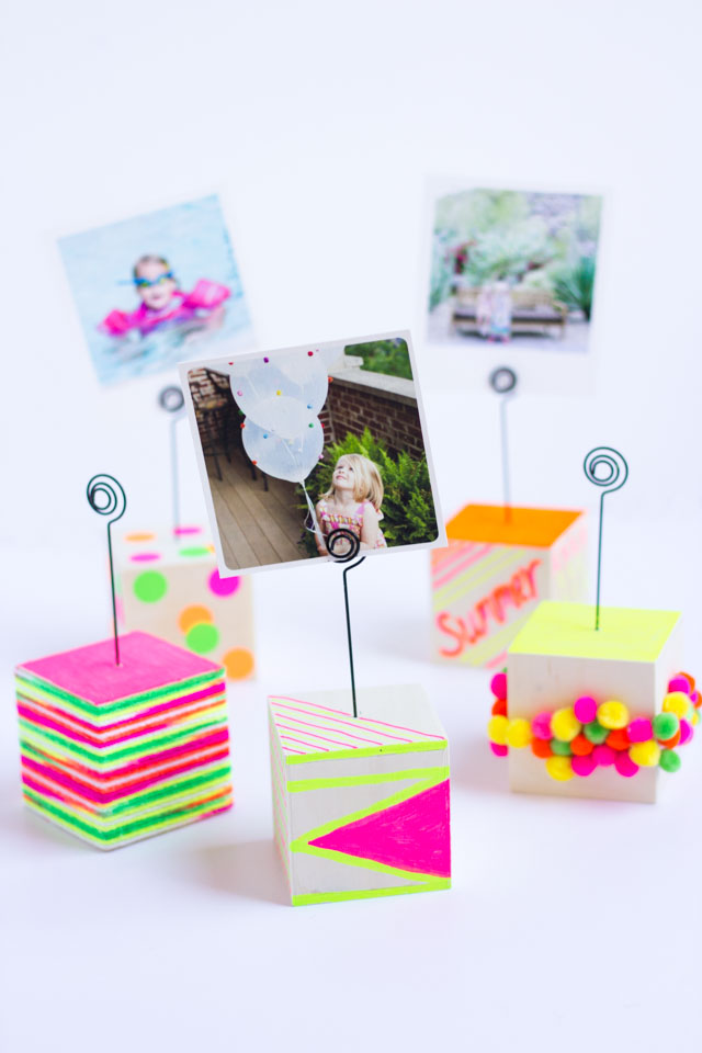 Make DIY photo holders to show off your favorite Instagram snapshots this summer!