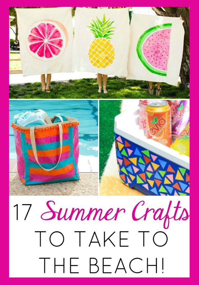 17 Colorful Beach Crafts to Make this Summer!