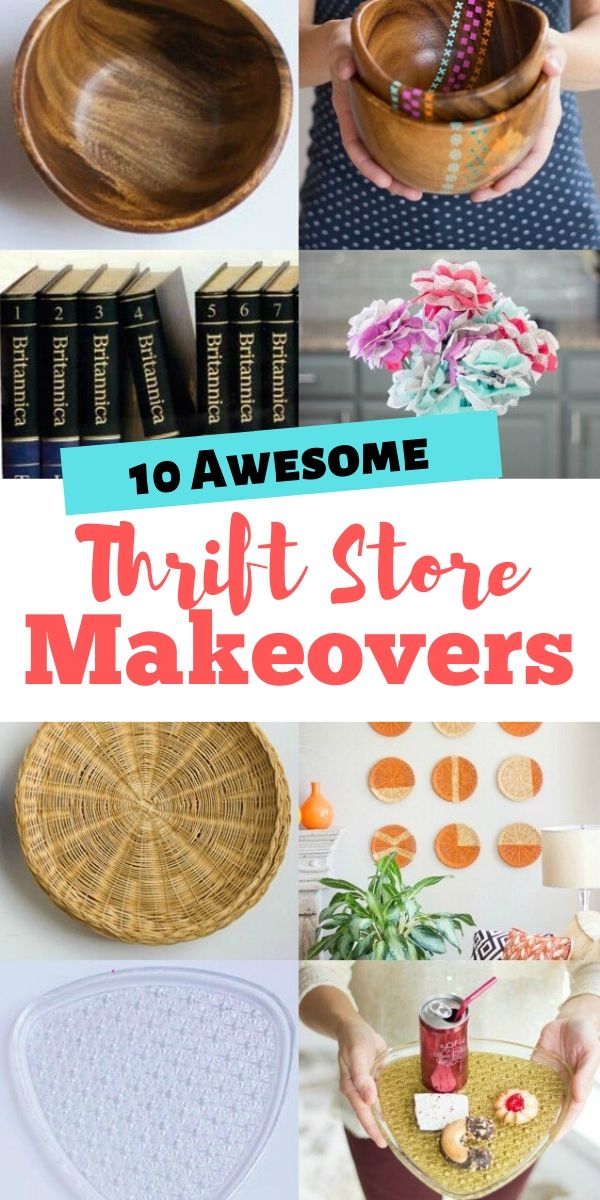 10 thrift store upcycle crafts