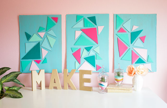 Fun cardboard art projects