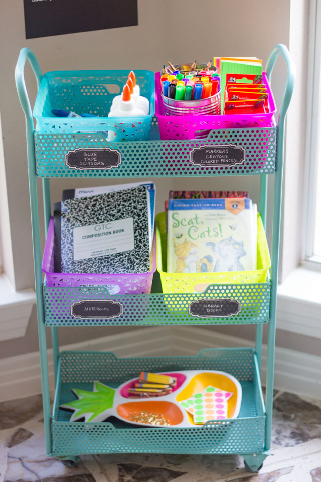 Make homework fun with this DIY homework station!