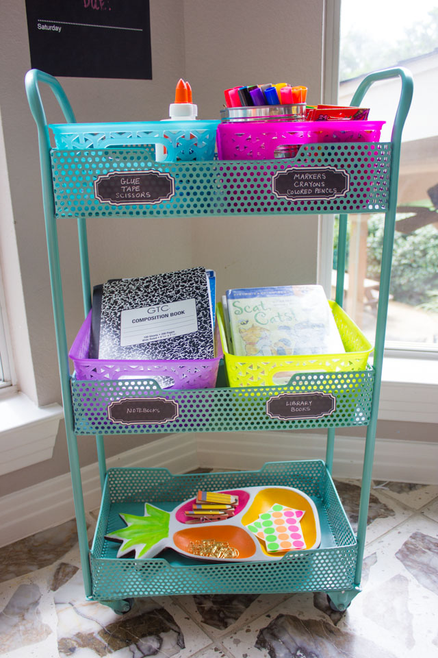 How to create a homework station for back-to-school!