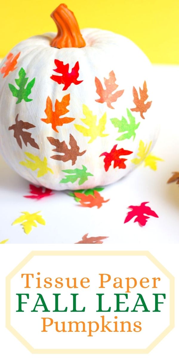 DIY Fall Leaf Pumpkins