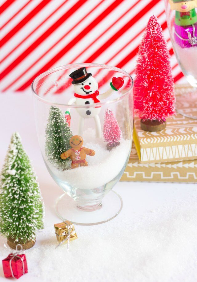 Simple & Sweet Christmas Terrariums