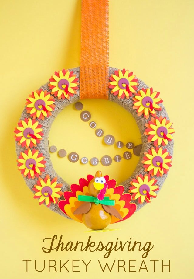 Gobble Gobble! Thanksgiving Turkey Wreath