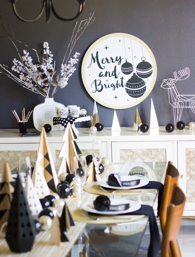 Love this modern Merry and Bright sign from At Home stores!