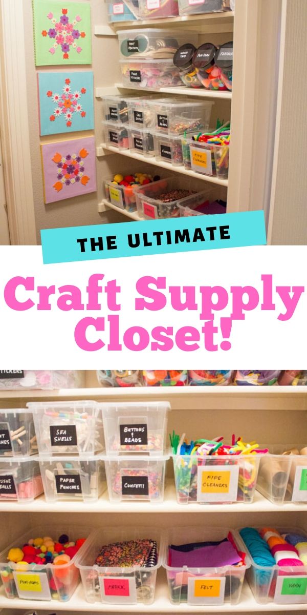 How to create the ultimate craft supply closet!
