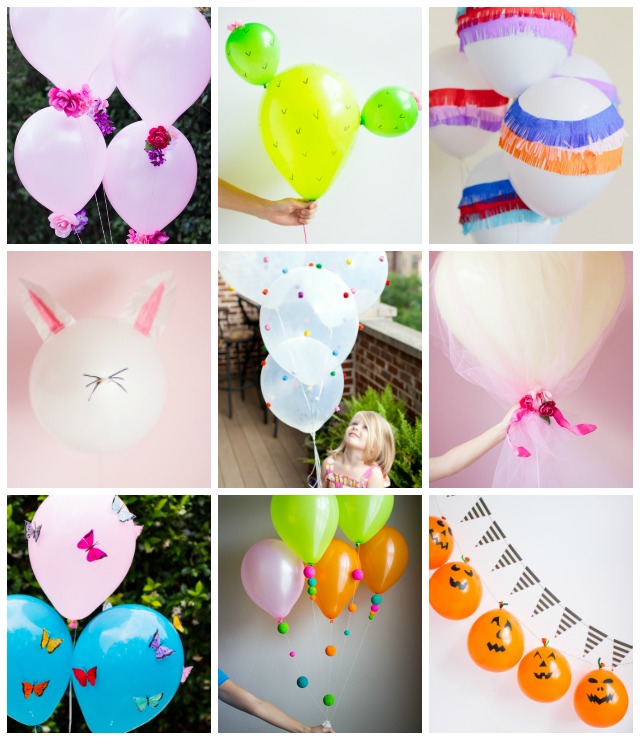 Such fun DIY balloon craft ideas from Design Improvised!