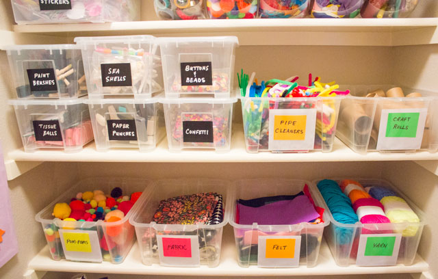 Finally get your craft supplies organized with these helpful tips!