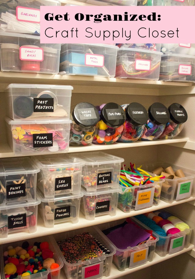 How to Organize a Craft Closet