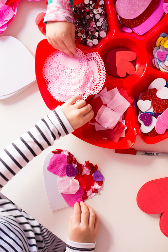 Kids handmade Valentine Cards Ideas