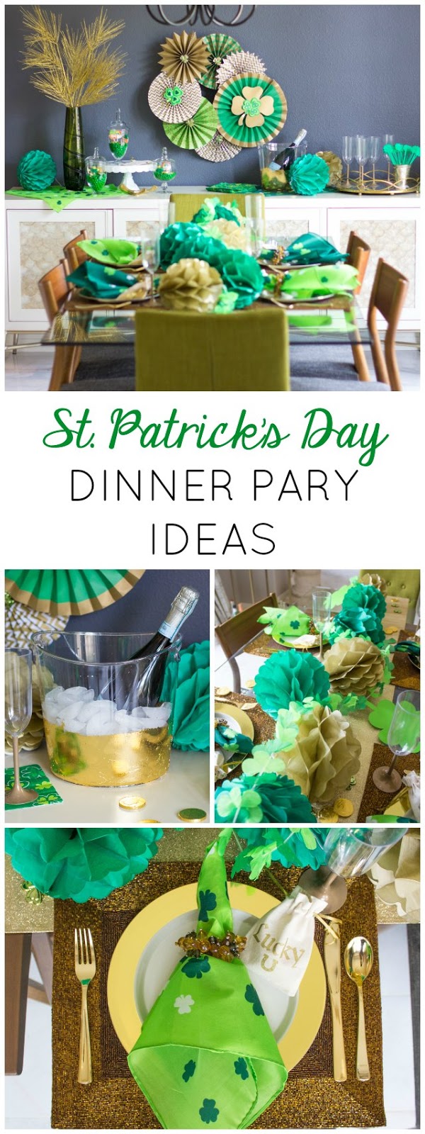 How to create an elegant, yet simple St. Patrick's Day dinner party!