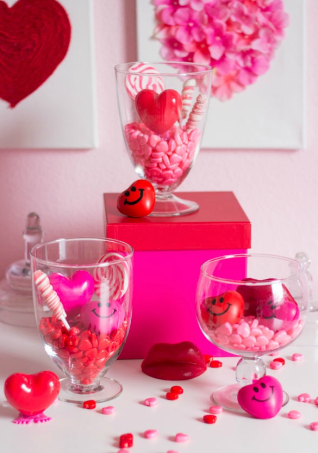 Valentine’s Day Candy Terrariums