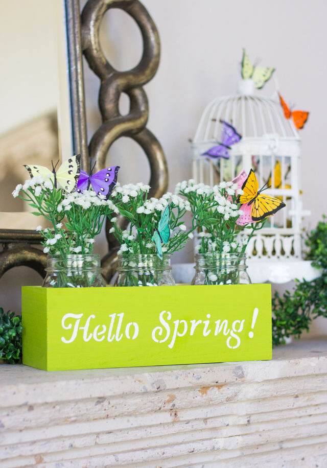 Spring mantel decor ideas