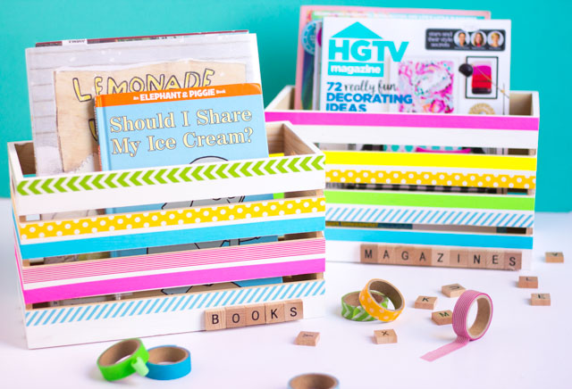 DIY Washi Tape Storage  Birchbox Upcycling Project