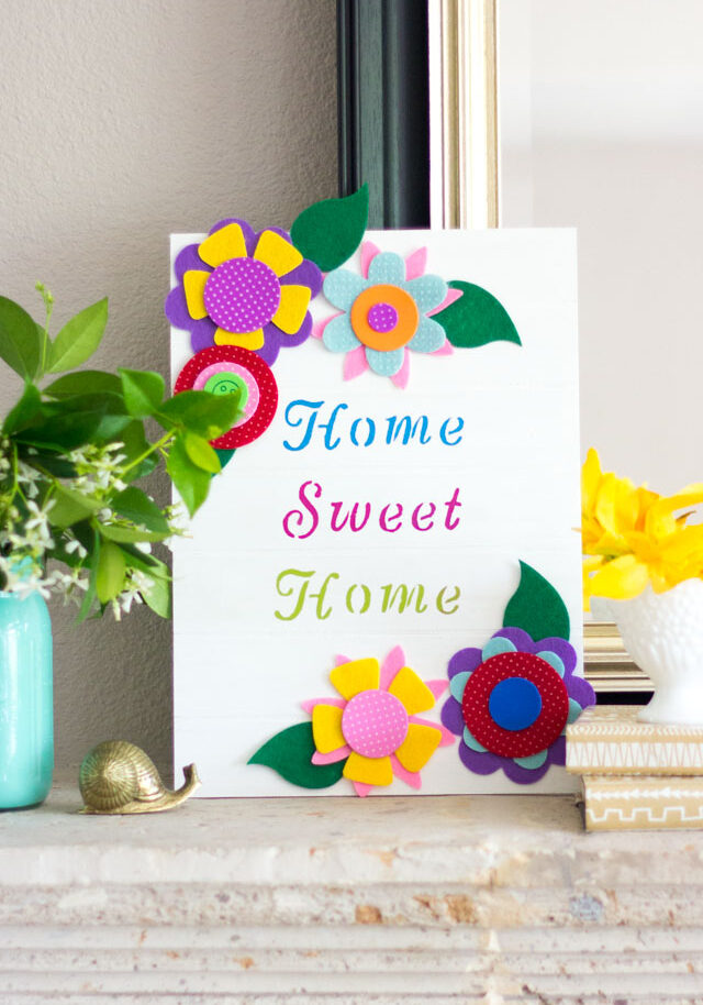 DIY Home Sweet Home Wood Sign